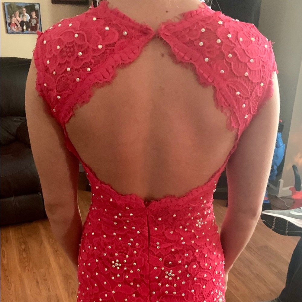 Hot pink prom dress!!!